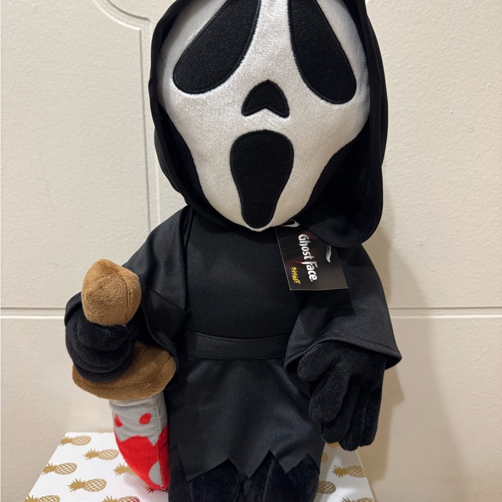 Ghost Face Scream Plushy Spirit Halloween Exclusive